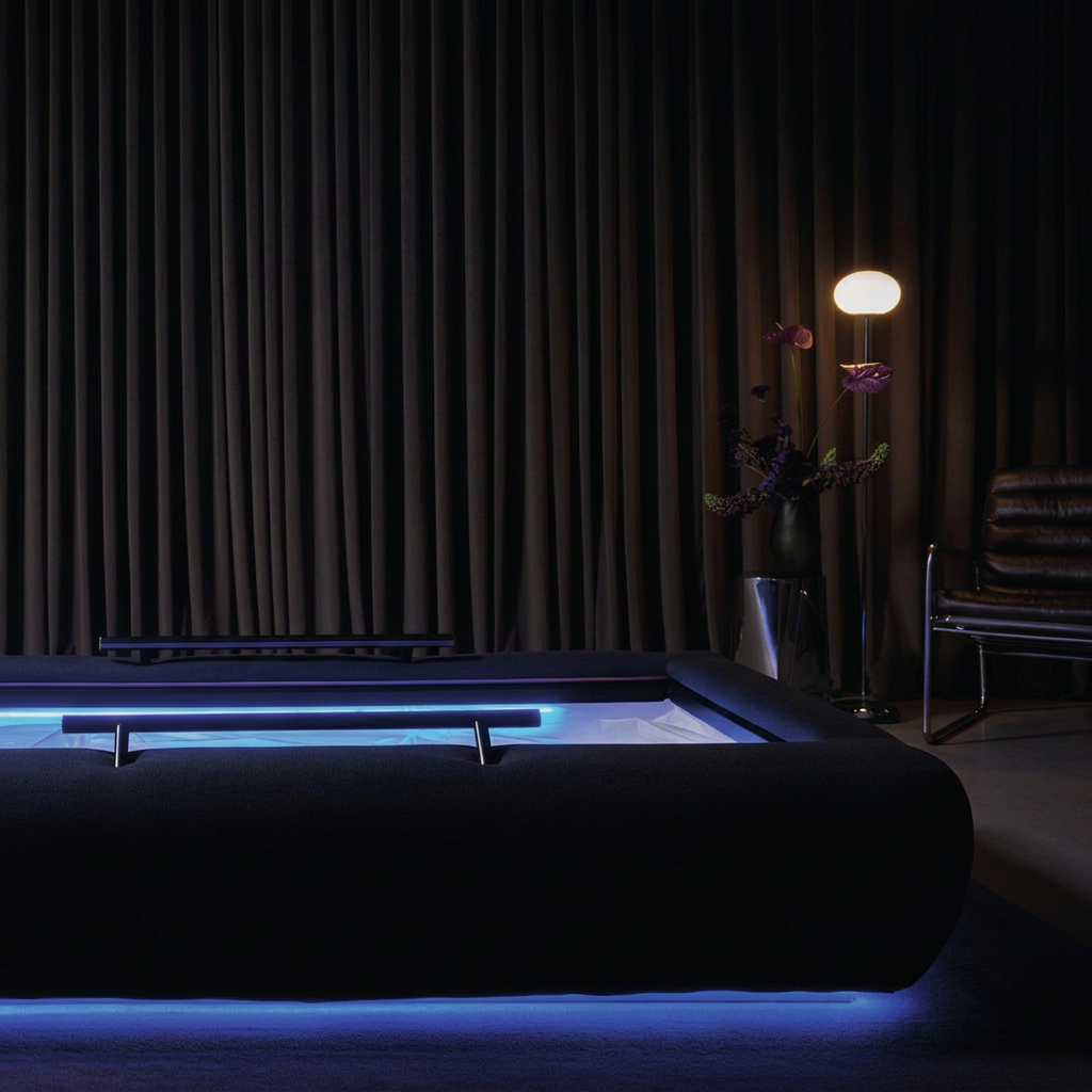 Driifloat tank i behandlingsrum